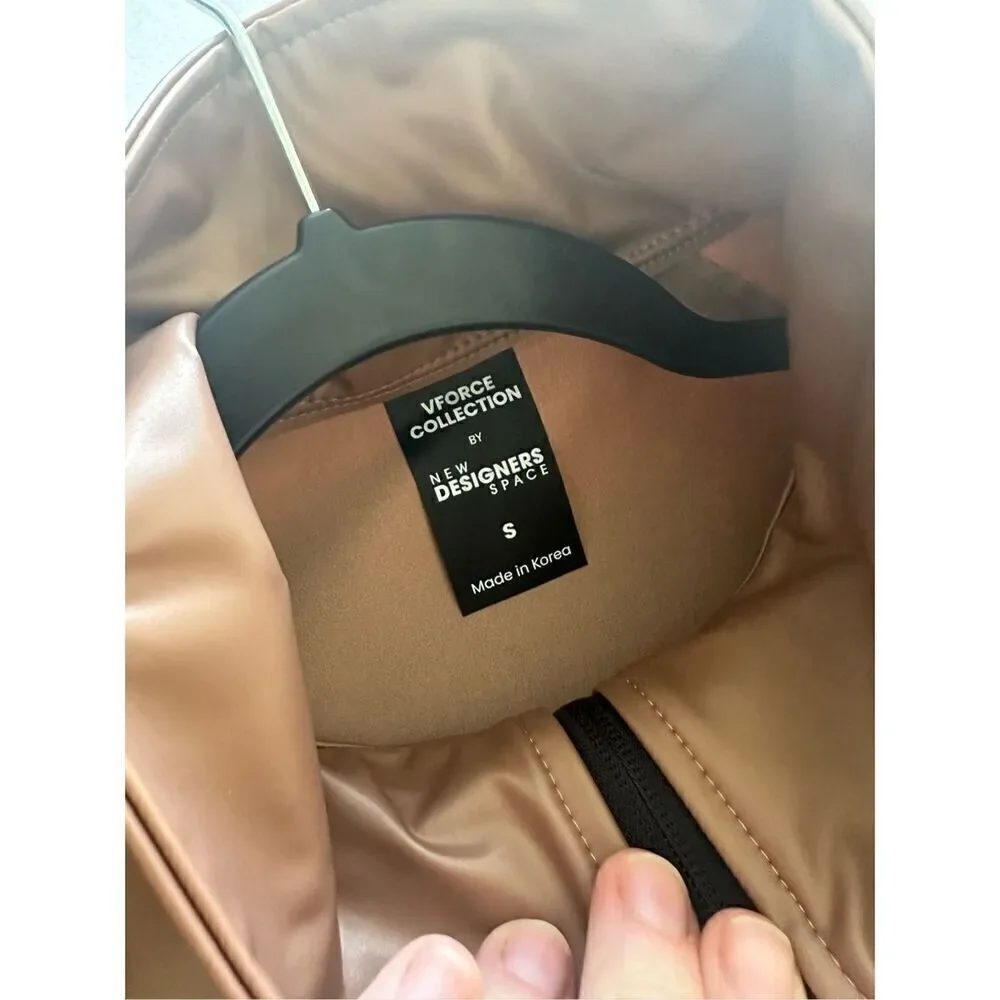 NWT V Force Collection By New Designer Space CLASSIC UTILITY JACKET  COPPER SOLI